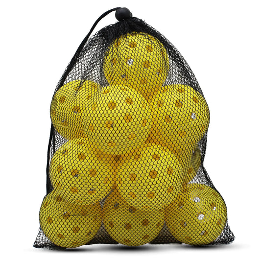 Magicorange Pickleball Balls 40 Holes Outdoor Pickleballs High Elasticity & Durable Pickle Balls for All Style Pickleball Paddles (Yellow 12 Pack)