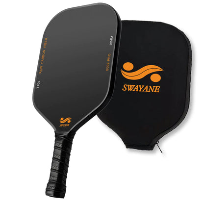 Pickleball Paddles T700 Raw Pickleball PaddlesThermoformed Technologywith 16MM Polypropylene Honeycomb Core Pickleball PaddleSuitable for Beginners and Professional Players (Frosted Black01)
