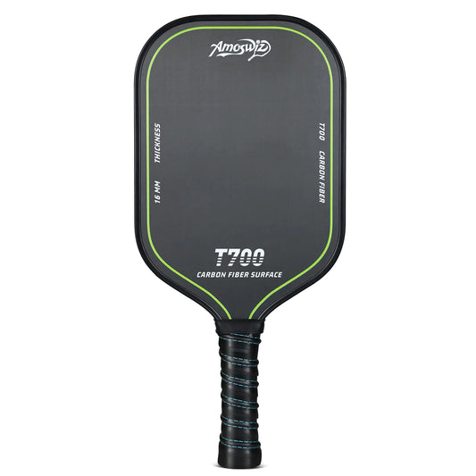 Amoswiz Carbon Fiber Pickleball Paddles T700 Carbon Pickleball Paddle 16MM Pickle Ball Paddle Textured Surface for Porfessional & Intermediate Players